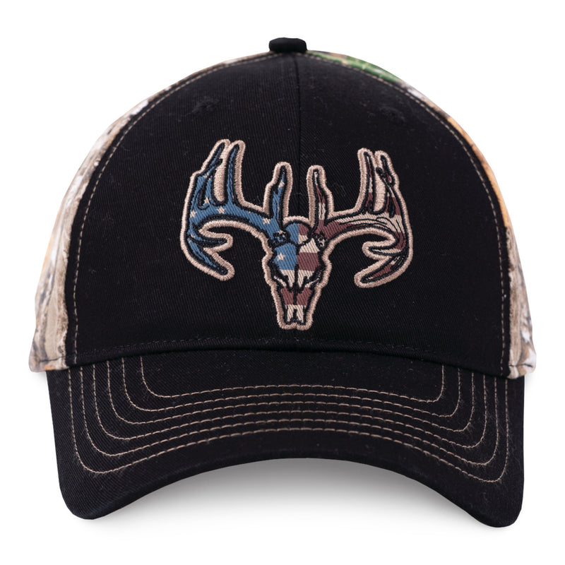 USA Flag Skull Hat